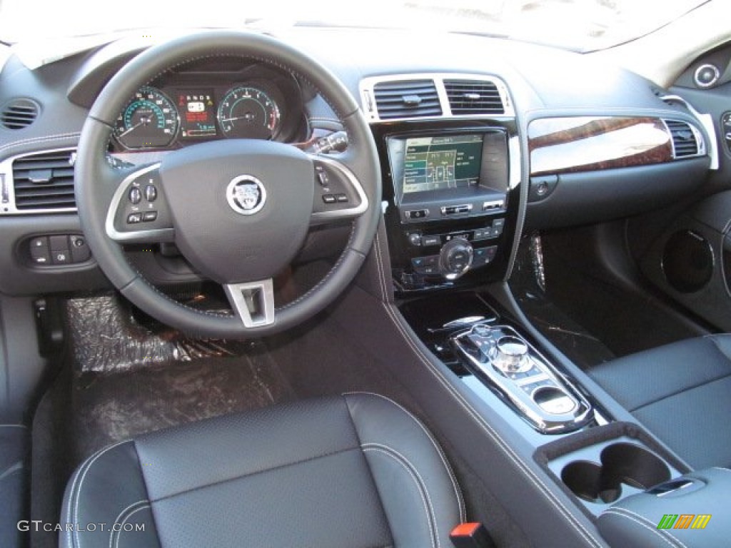 Warm Charcoal Interior 2013 Jaguar XK XK Convertible Photo #74056907