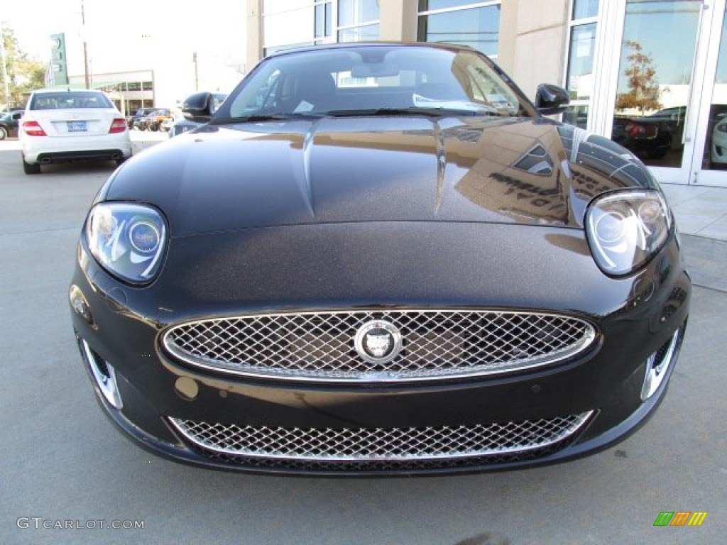 Ultimate Black Metallic 2013 Jaguar XK XK Convertible Exterior Photo #74057069