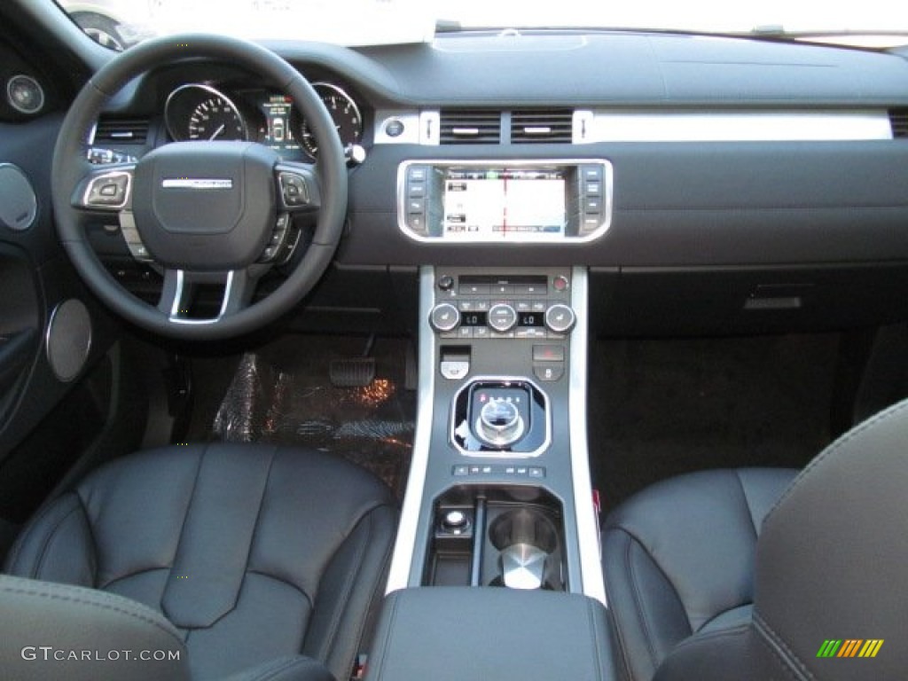 2013 Land Rover Range Rover Evoque Pure Ebony Dashboard Photo #74057675