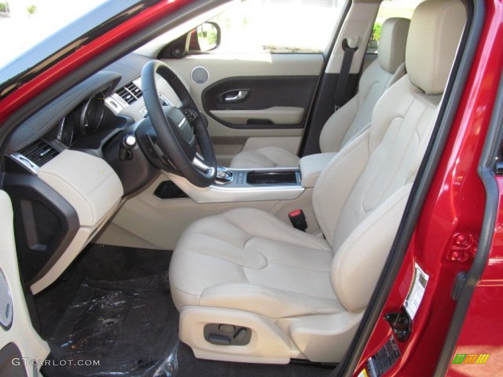 Almond/Espresso Interior 2013 Land Rover Range Rover Evoque Pure Photo #74058107