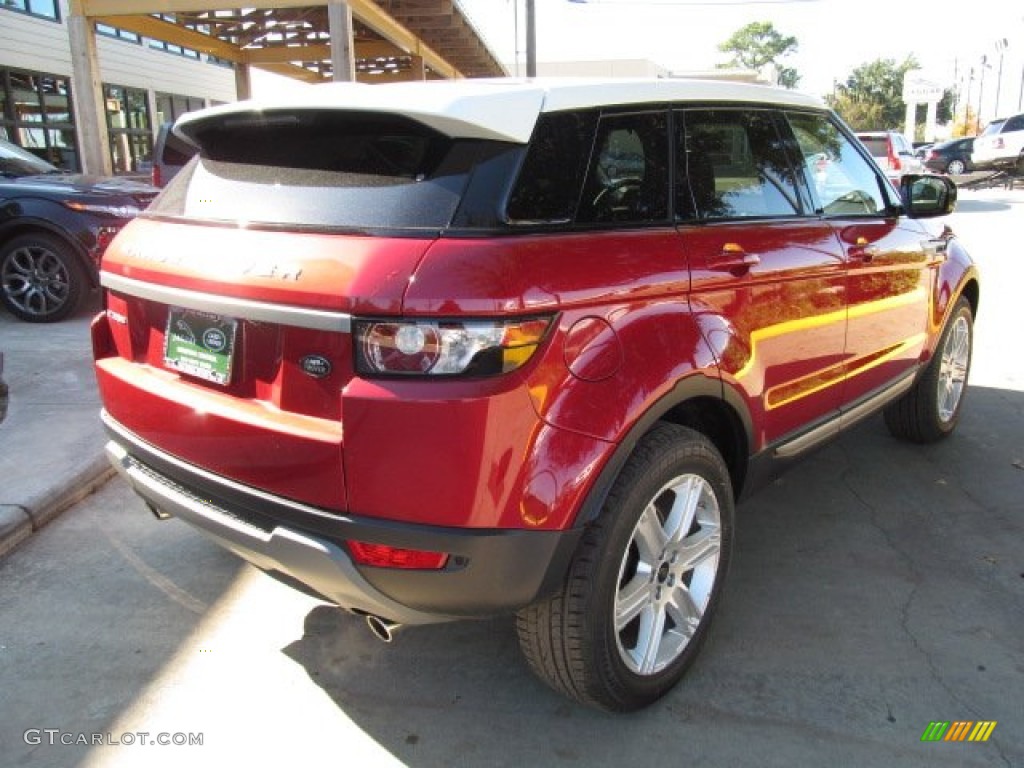 Firenze Red Metallic 2013 Land Rover Range Rover Evoque Pure Exterior Photo #74058173