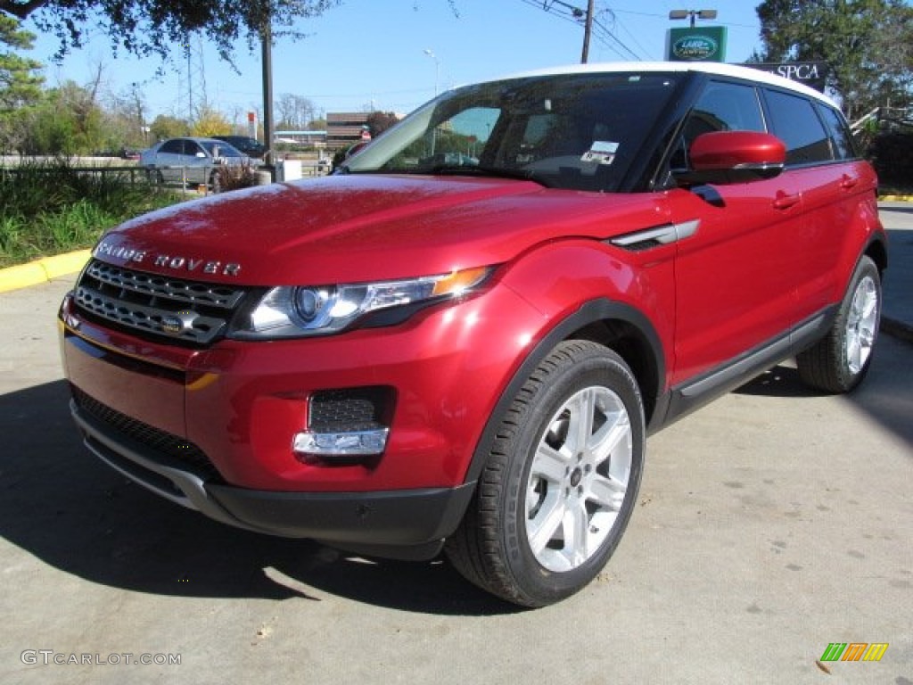 Firenze Red Metallic 2013 Land Rover Range Rover Evoque Pure Exterior Photo #74058233