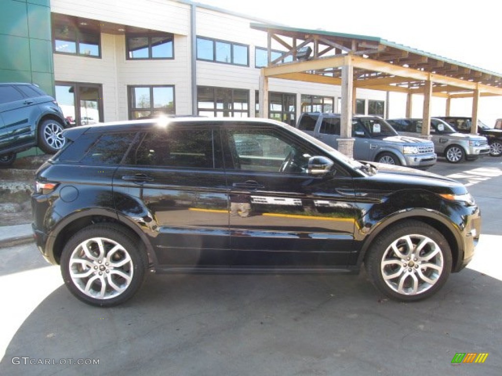 Barolo Black Metallic 2013 Land Rover Range Rover Evoque Dynamic Exterior Photo #74058545