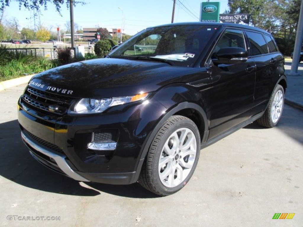 Barolo Black Metallic 2013 Land Rover Range Rover Evoque Dynamic Exterior Photo #74058638