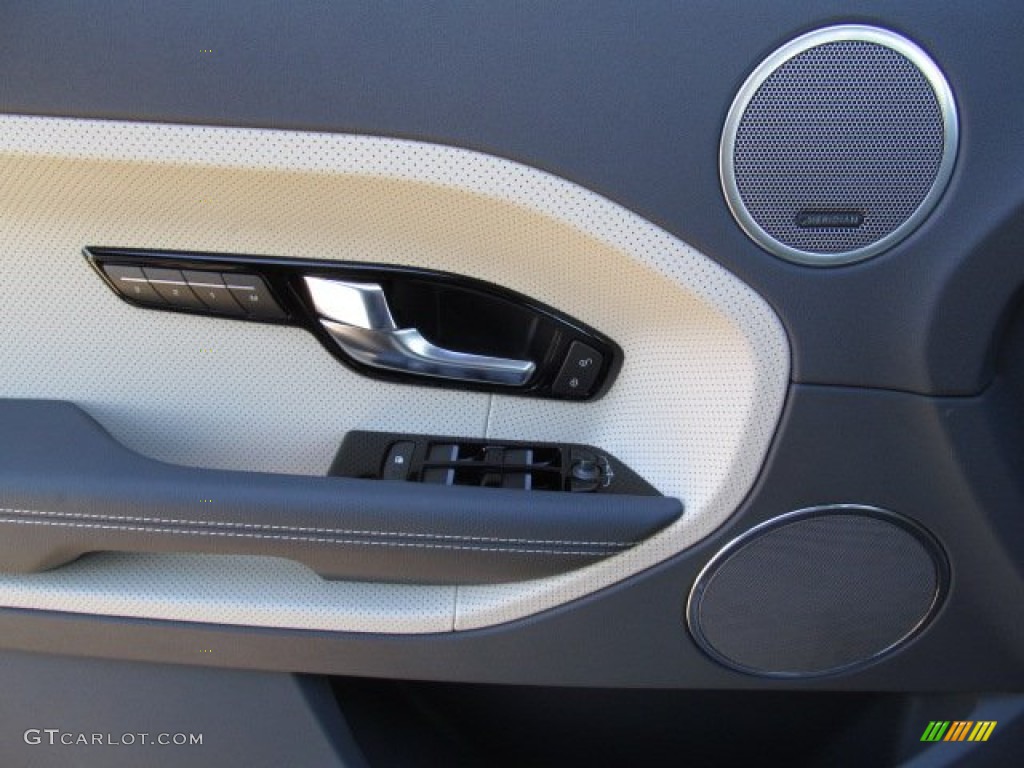 2013 Land Rover Range Rover Evoque Dynamic Dynamic Lunar/Ivory Door Panel Photo #74058779