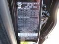 861: Barolo Black Metallic 2013 Land Rover Range Rover Evoque Dynamic Color Code