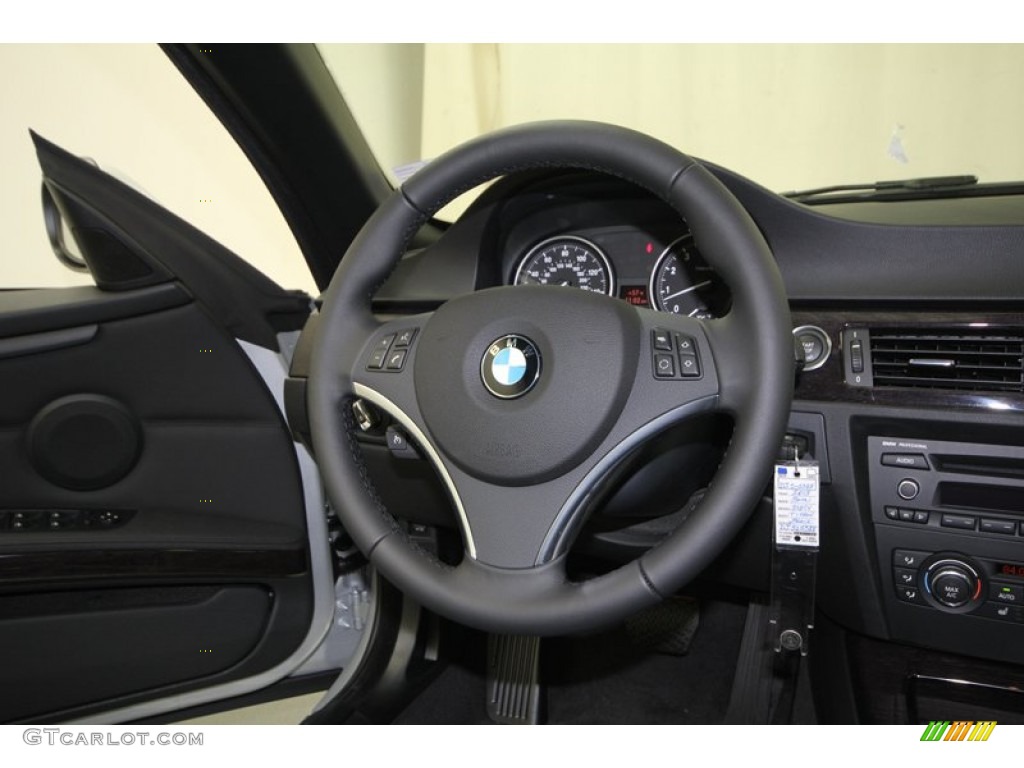 2013 3 Series 328i Convertible - Titanium Silver Metallic / Black photo #24