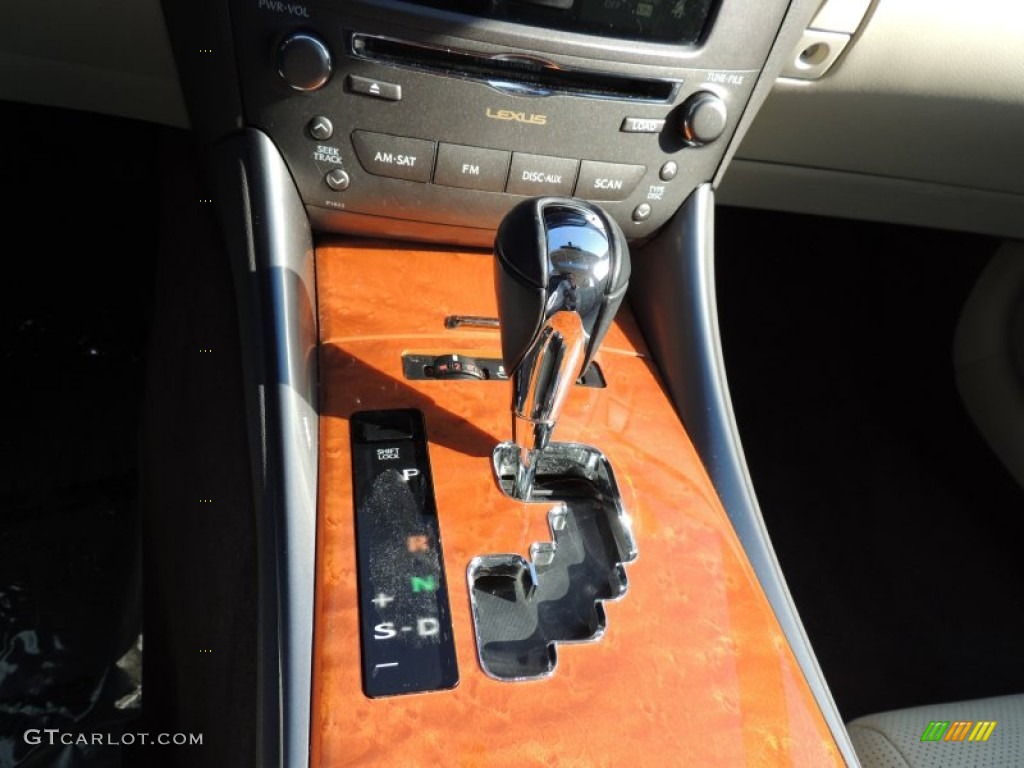 2009 Lexus IS 250 6 Speed Paddle-Shift Automatic Transmission Photo #74058943