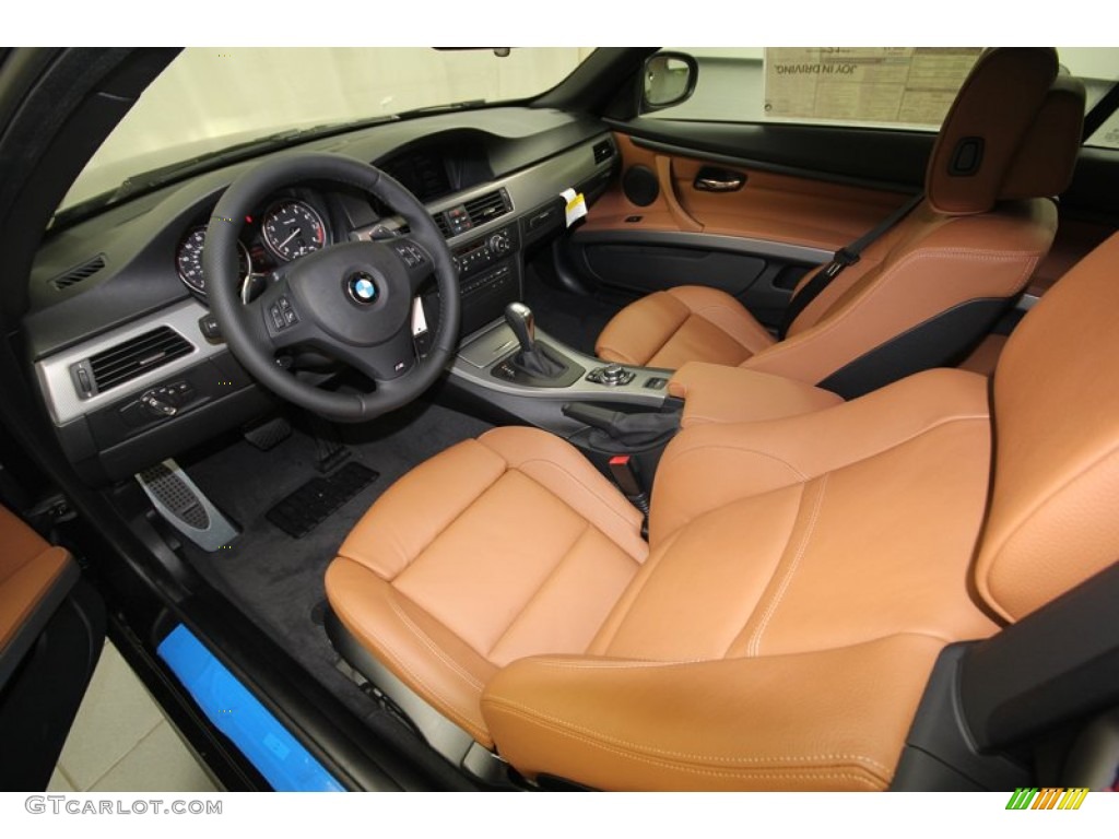 Saddle Brown Interior 2013 BMW 3 Series 335i Convertible Photo #74059052