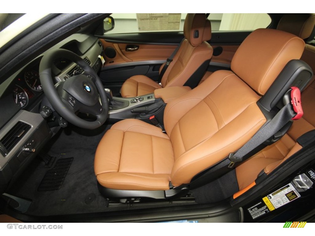Saddle Brown Interior 2013 BMW 3 Series 335i Convertible Photo #74059258