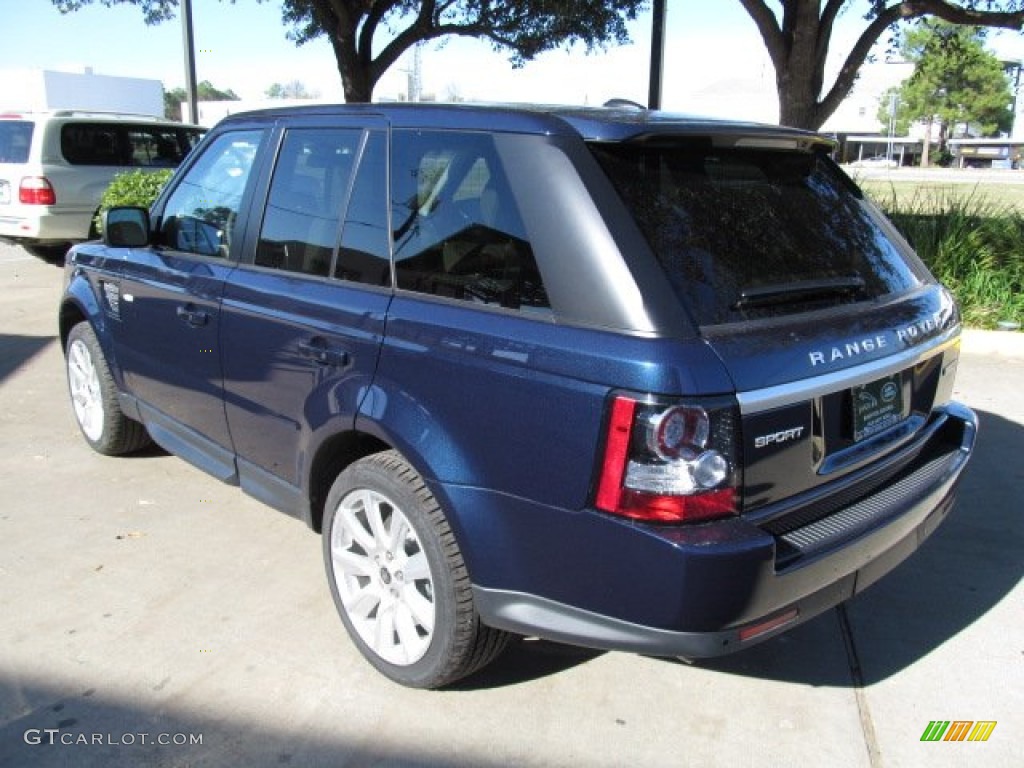 2013 Range Rover Sport HSE - Baltic Blue Metallic / Almond photo #8