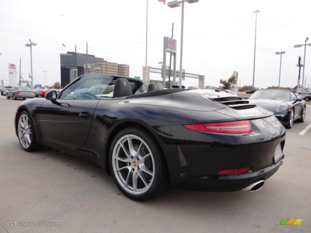 Basalt Black Metallic 2013 Porsche 911 Carrera Cabriolet Exterior Photo #74060675