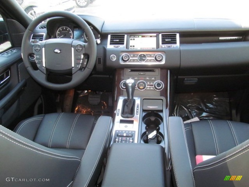 2013 Land Rover Range Rover Sport Supercharged Ebony Dashboard Photo #74060934