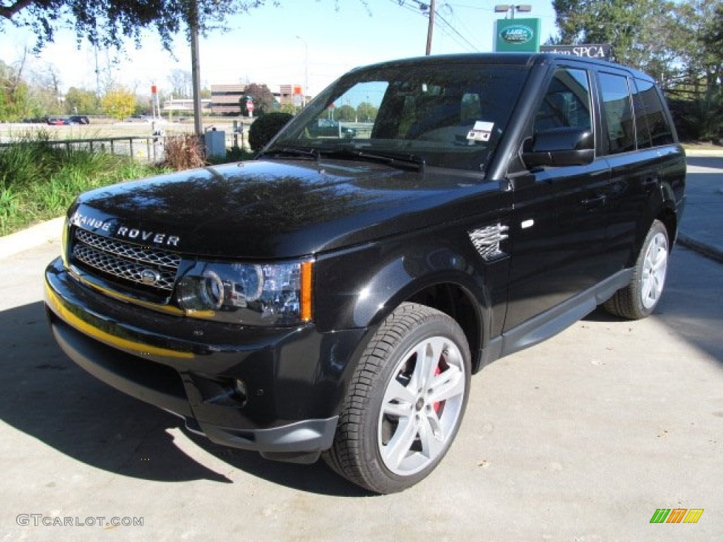 Santorini Black 2013 Land Rover Range Rover Sport Supercharged Exterior Photo #74061086