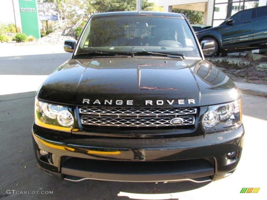 Santorini Black 2013 Land Rover Range Rover Sport Supercharged Exterior Photo #74061110