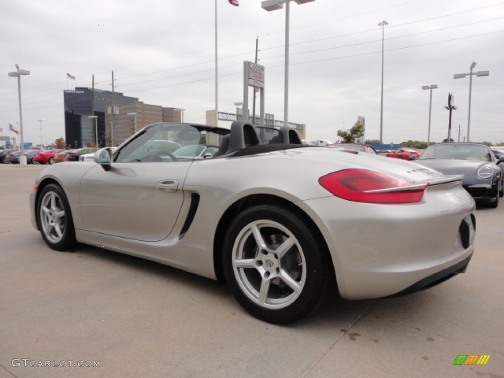 Platinum Silver Metallic 2013 Porsche Boxster Standard Boxster Model Exterior Photo #74061293