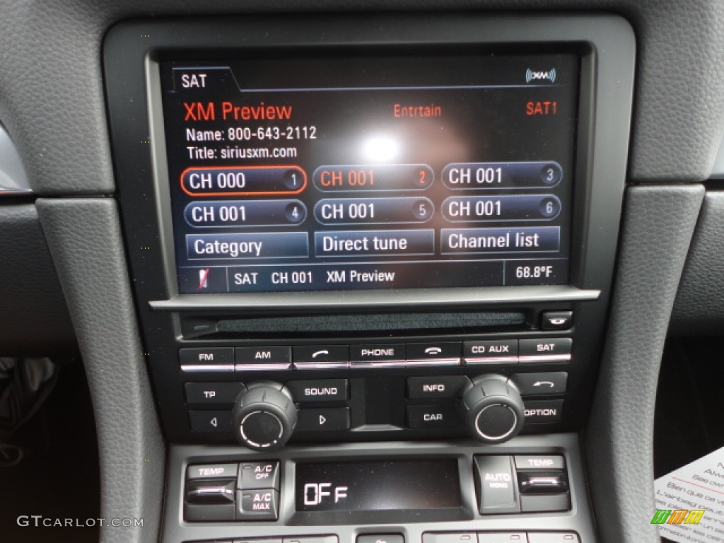 2013 Porsche Boxster Standard Boxster Model Controls Photo #74061479