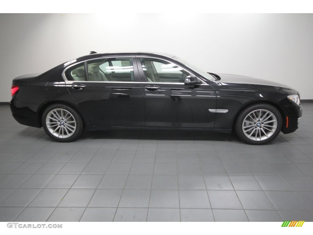 Black Sapphire Metallic 2013 BMW 7 Series 750Li Sedan Exterior Photo #74061767