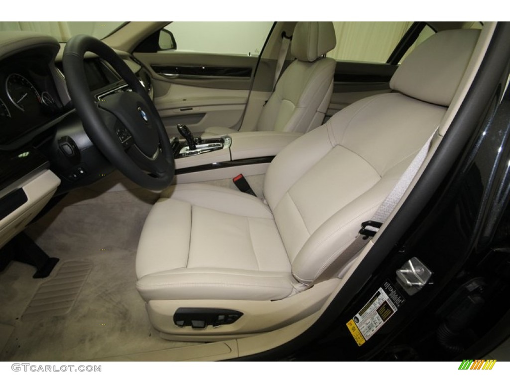 Oyster Interior 2013 BMW 7 Series 750Li Sedan Photo #74061791