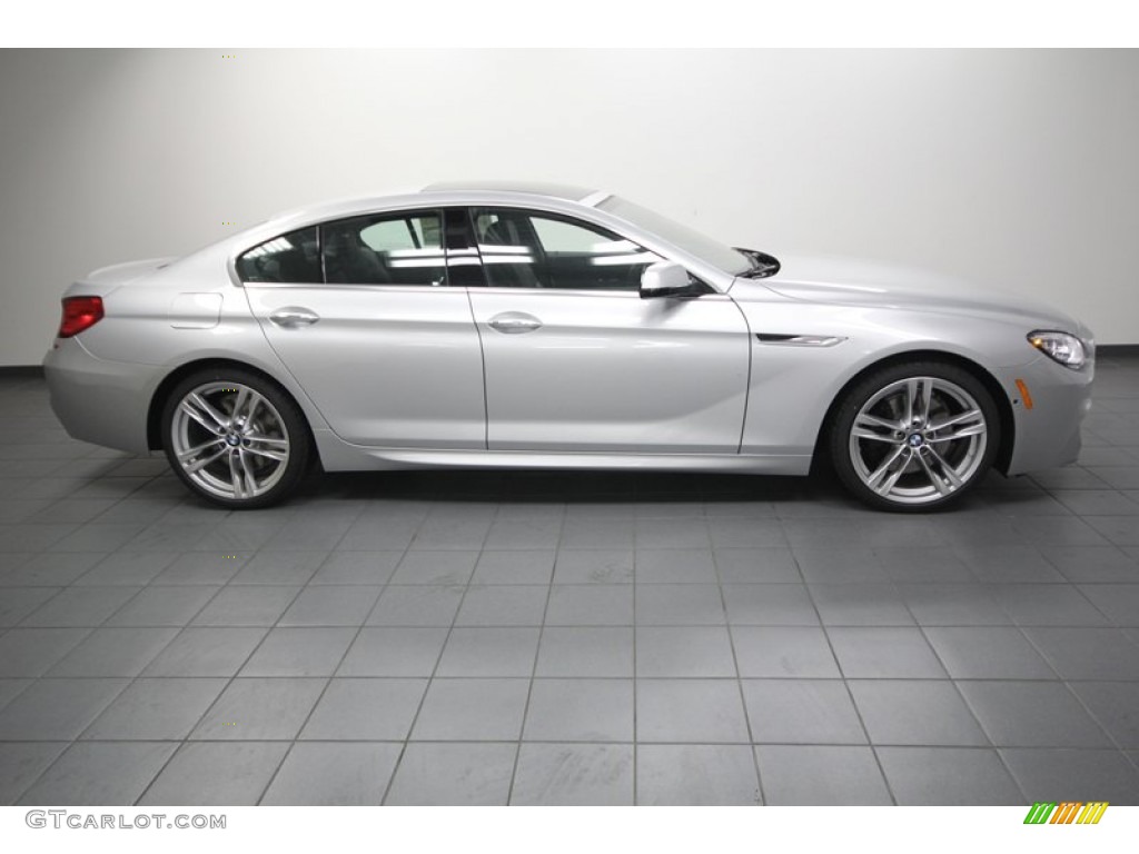 2013 6 Series 650i Gran Coupe - Titanium Silver Metallic / Black photo #2