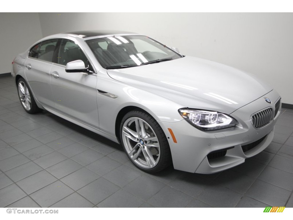 2013 6 Series 650i Gran Coupe - Titanium Silver Metallic / Black photo #6