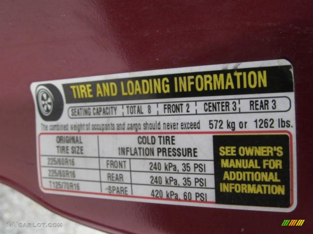 2004 Montana  - Sport Red Metallic / Taupe photo #18