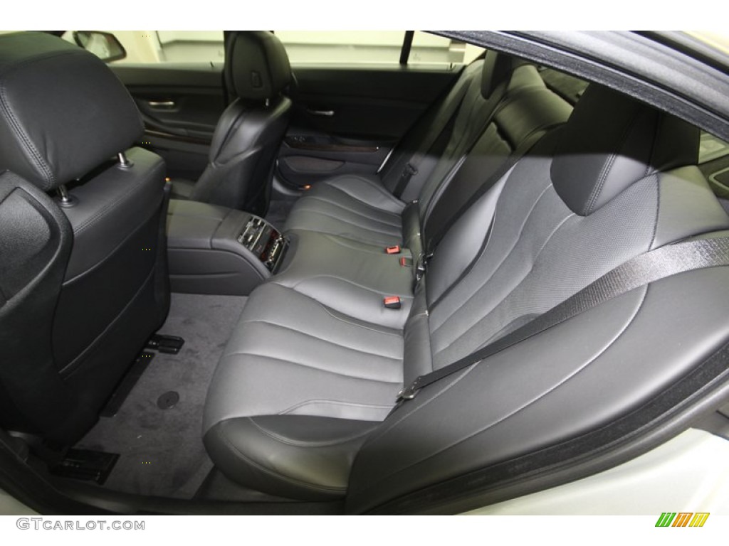 Black Interior 2013 BMW 6 Series 650i Gran Coupe Photo #74063404