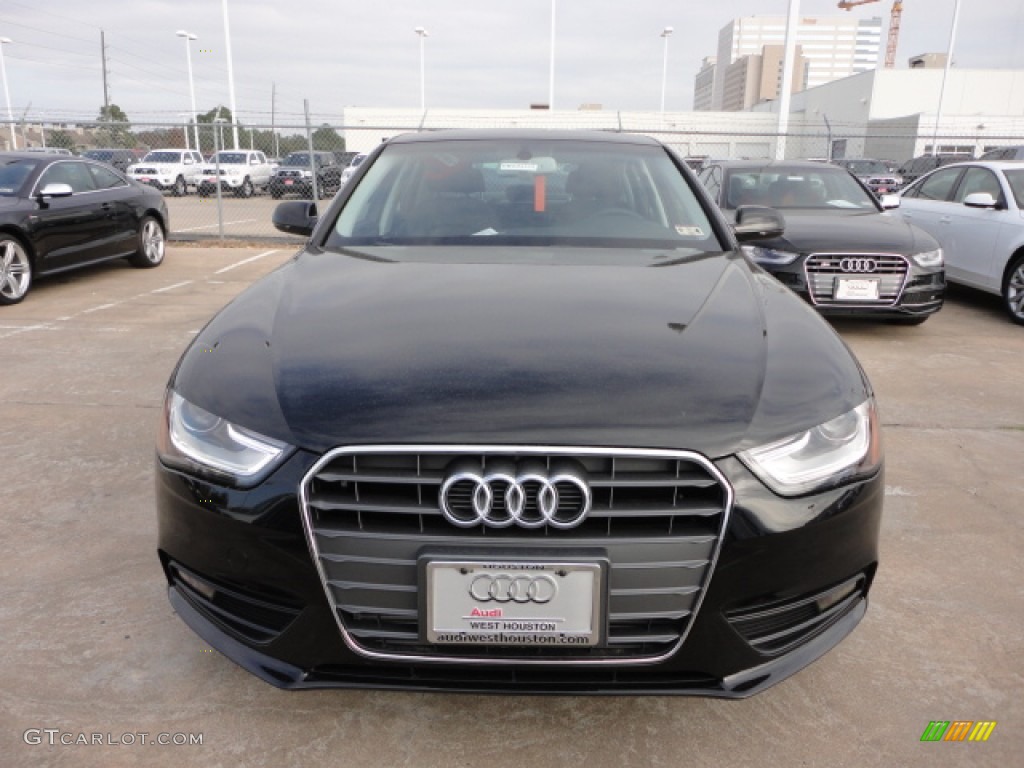 2013 A4 2.0T Sedan - Brilliant Black / Black photo #2