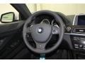 Black 2013 BMW 6 Series 650i Gran Coupe Steering Wheel