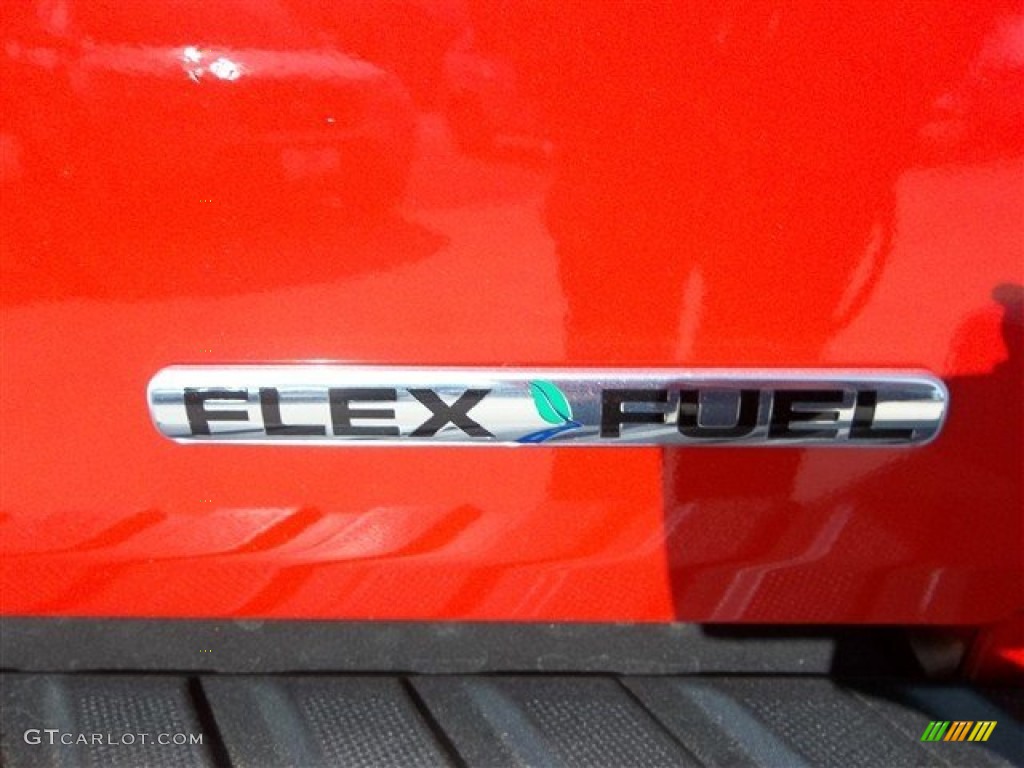 2013 F150 XLT SuperCrew - Race Red / Steel Gray photo #9