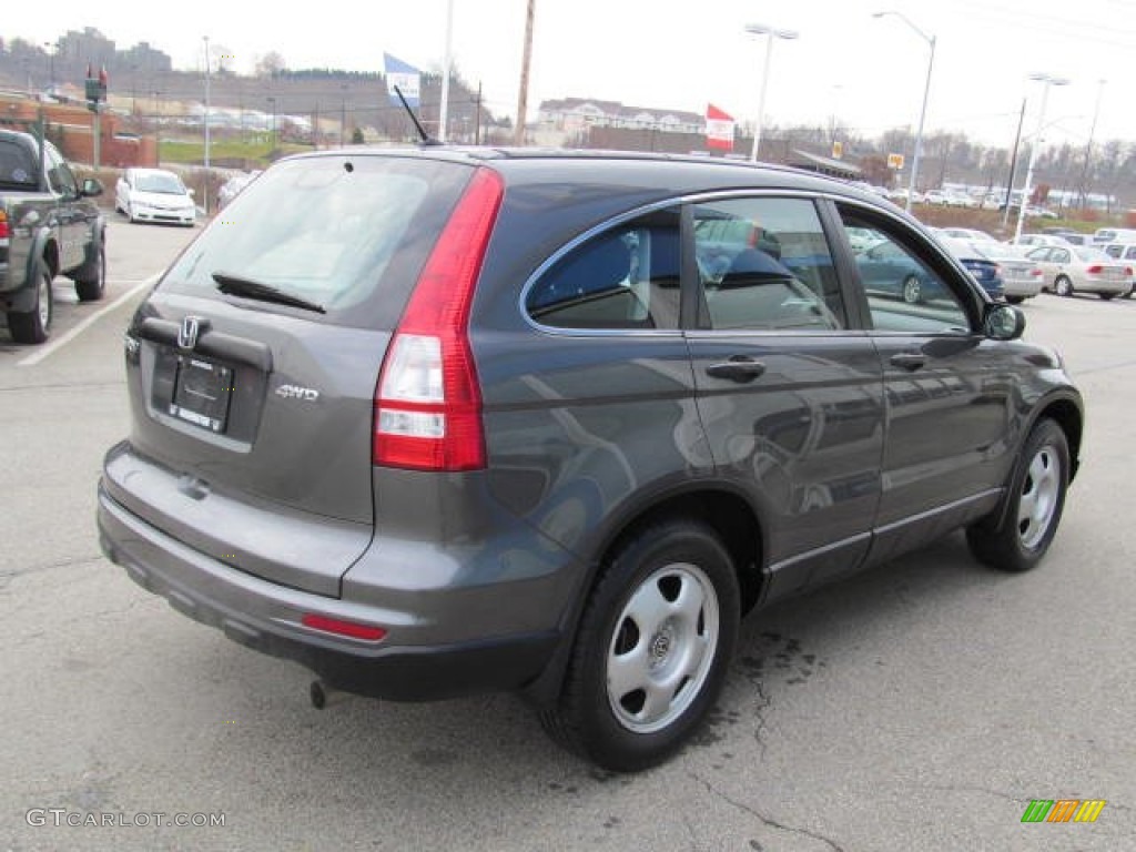 2011 CR-V LX 4WD - Polished Metal Metallic / Black photo #7