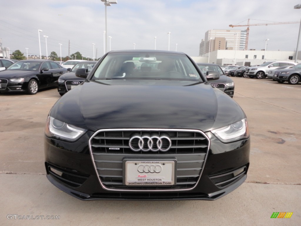 2013 A4 2.0T quattro Sedan - Brilliant Black / Black photo #2