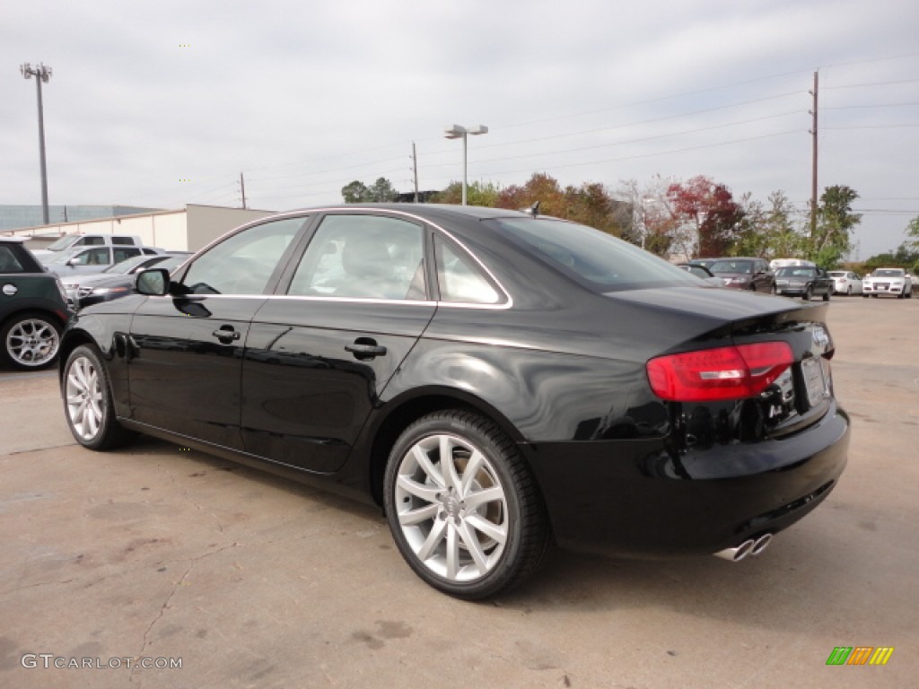 2013 A4 2.0T quattro Sedan - Brilliant Black / Black photo #3