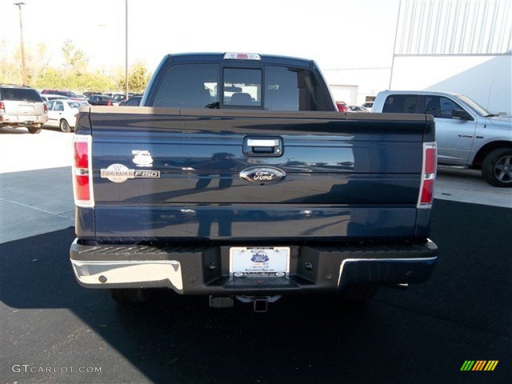 2013 F150 King Ranch SuperCrew 4x4 - Blue Jeans Metallic / King Ranch Chaparral Leather photo #5