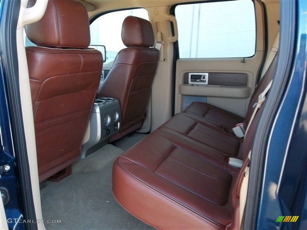 2013 F150 King Ranch SuperCrew 4x4 - Blue Jeans Metallic / King Ranch Chaparral Leather photo #22