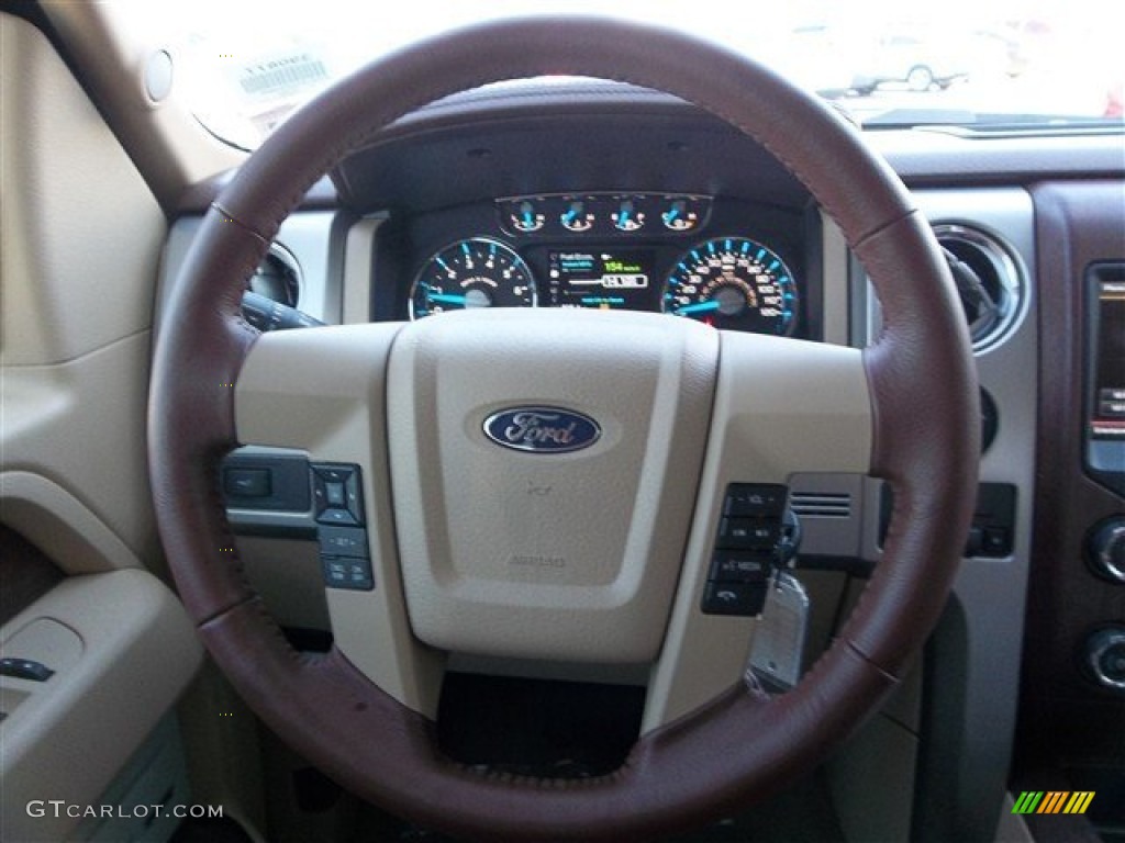 2013 F150 King Ranch SuperCrew 4x4 - Blue Jeans Metallic / King Ranch Chaparral Leather photo #29