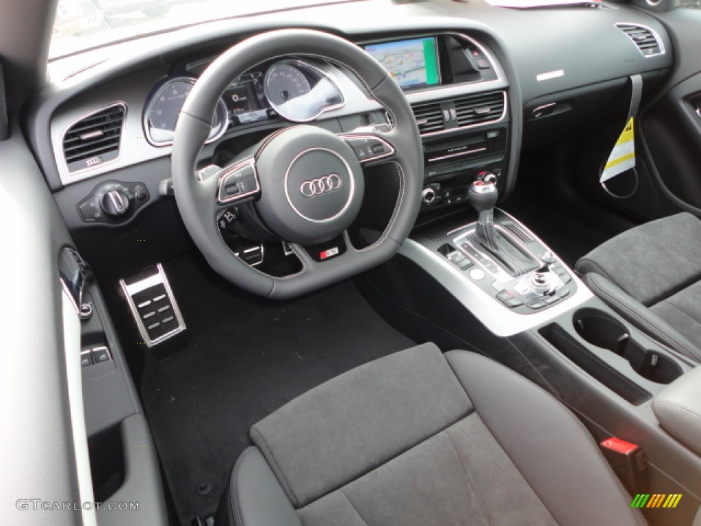 Black Interior 2013 Audi S5 3.0 TFSI quattro Coupe Photo #74066375