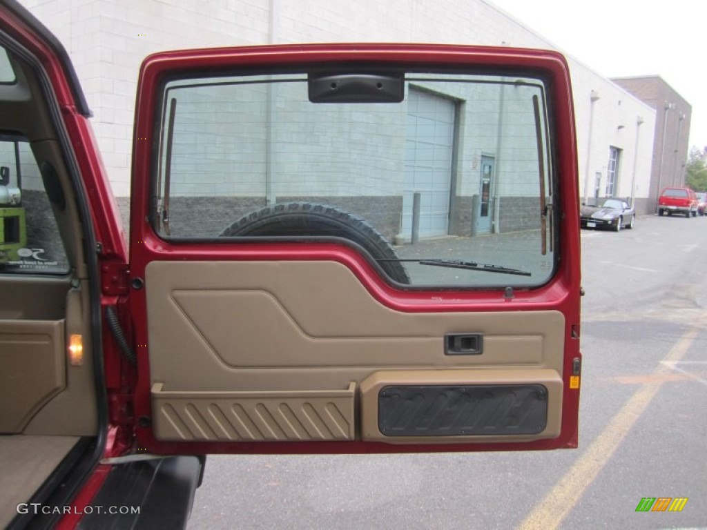 1998 Land Rover Discovery LE Bahama Beige Door Panel Photo #74067378