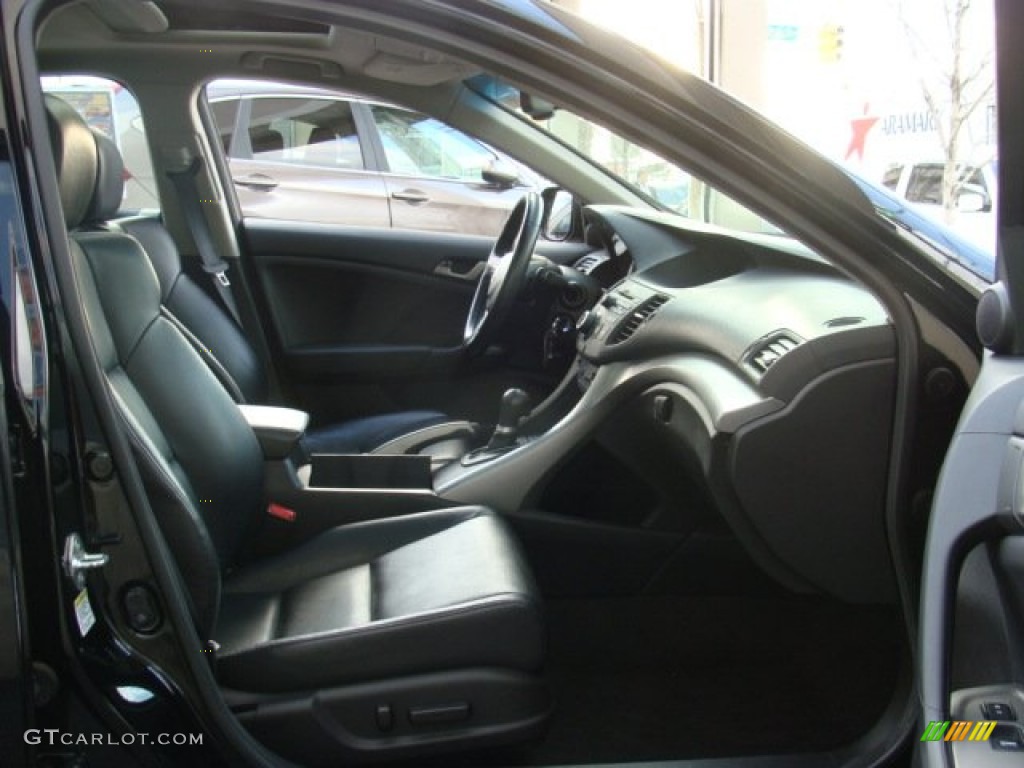 2010 TSX Sedan - Crystal Black Pearl / Ebony photo #8