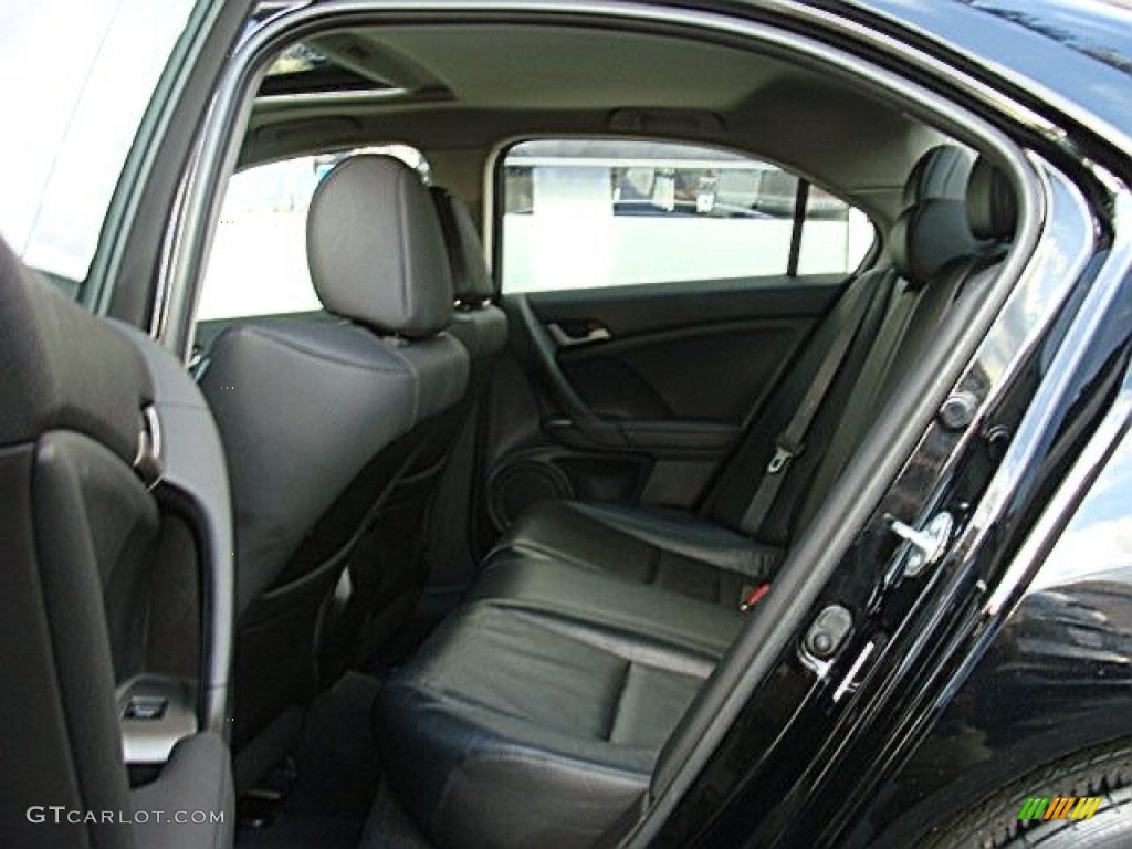 2010 TSX Sedan - Crystal Black Pearl / Ebony photo #14