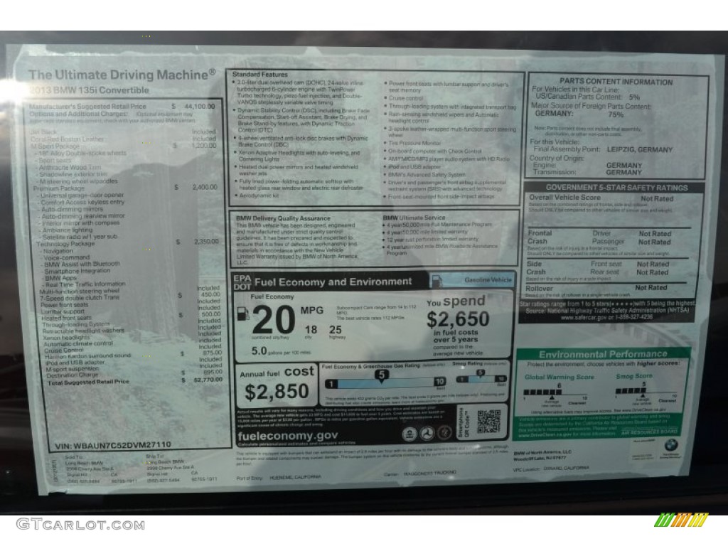 View window sticker by vin bmw #6