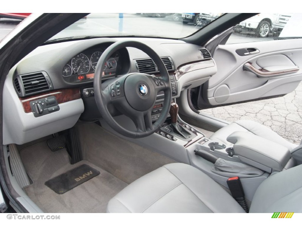 Grey Interior 2006 BMW 3 Series 330i Convertible Photo #74068829