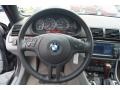 2006 BMW 3 Series Grey Interior Steering Wheel Photo