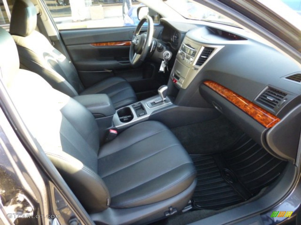 2011 Outback 2.5i Limited Wagon - Graphite Gray Metallic / Off Black photo #4
