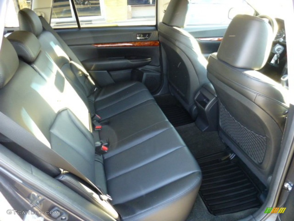 2011 Outback 2.5i Limited Wagon - Graphite Gray Metallic / Off Black photo #5