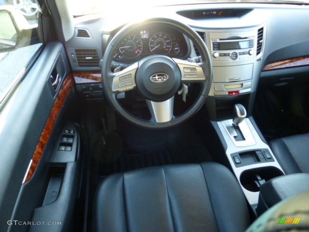 2011 Outback 2.5i Limited Wagon - Graphite Gray Metallic / Off Black photo #14