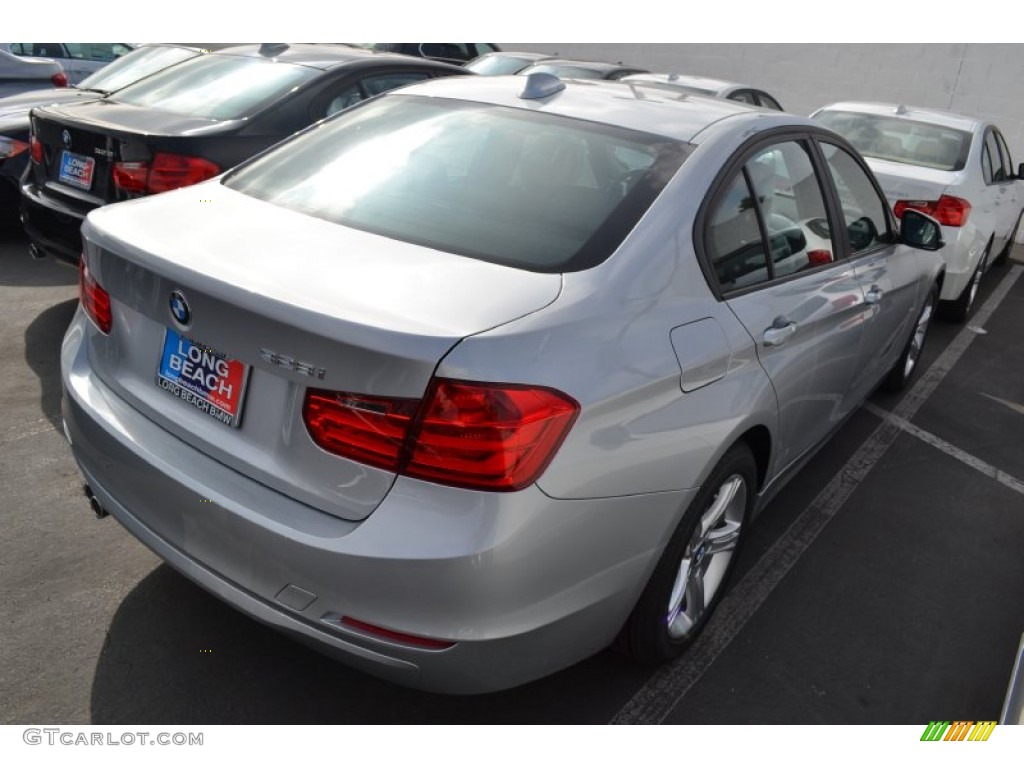 2013 3 Series 328i Sedan - Glacier Silver Metallic / Black photo #3