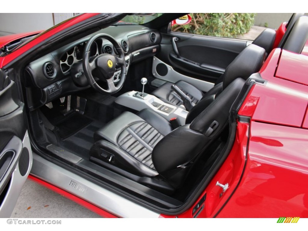 Nero (Black) Interior 2003 Ferrari 360 Spider Photo #74069414