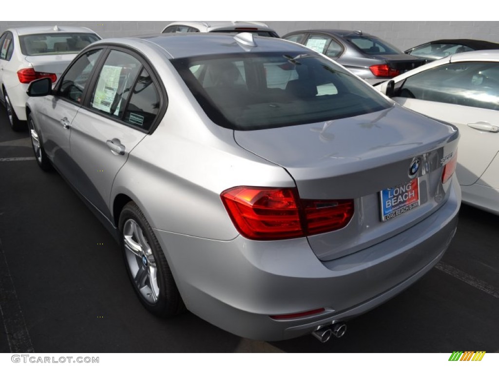 2013 3 Series 328i Sedan - Glacier Silver Metallic / Black photo #4