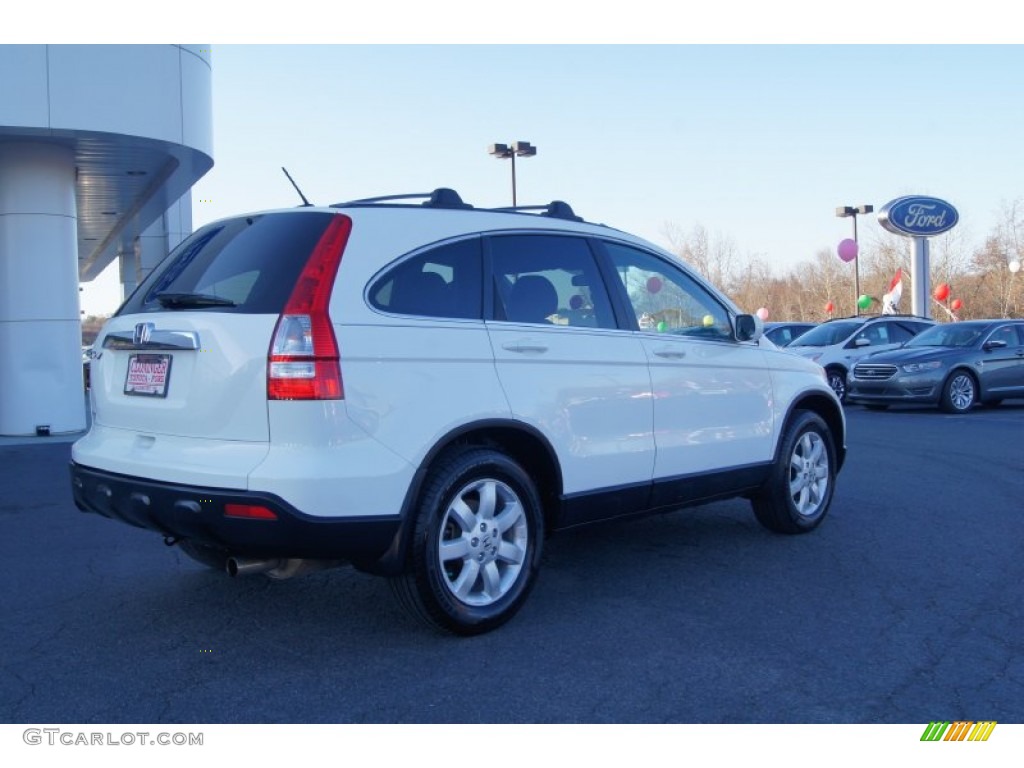 2009 CR-V EX-L 4WD - Taffeta White / Gray photo #3